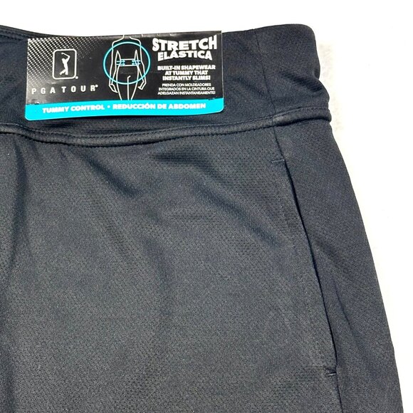 PGA TOUR Women's Black 15" Golf Skort with Tummy Control Waistband - XS - NWT - Picture 3 of 12